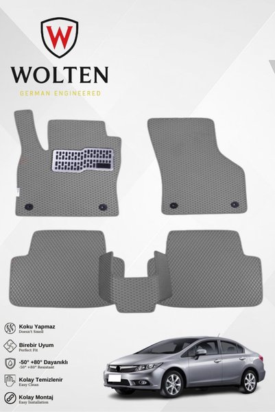 w wolten german engineered CİVİC-FB7-HONDA-SEDAN-(2012-2015) İÇİN EVA İÇ PASP...