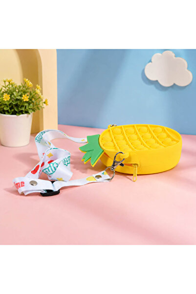 Midi Pineapple Pop It Crossbody Bag for Kids