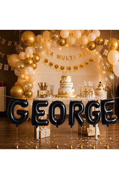 Flippy Baloane Folie Metalizate, Flippy, Set GEORGE, Heliu sau Aer, Pai inclu...