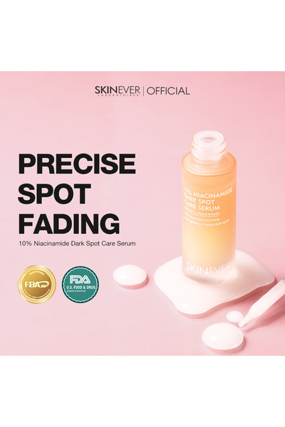 SKINEVER 10% Niacinamide Dark Spot Serum 20ml – Fade Spots, Acne Marks, Hyper...