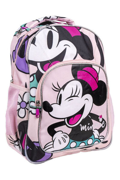 Cerda Minnie Mouse Σχολική Τσάντα Πλάτης Δημοτικού σε Ροζ χρώμ�