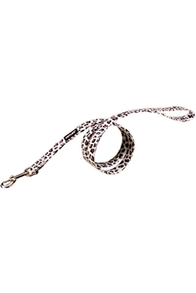 PETLER Οδηγός Σκύλου Λευκό/Μωβ Tiger Small 1.3×122cm έως 9kg