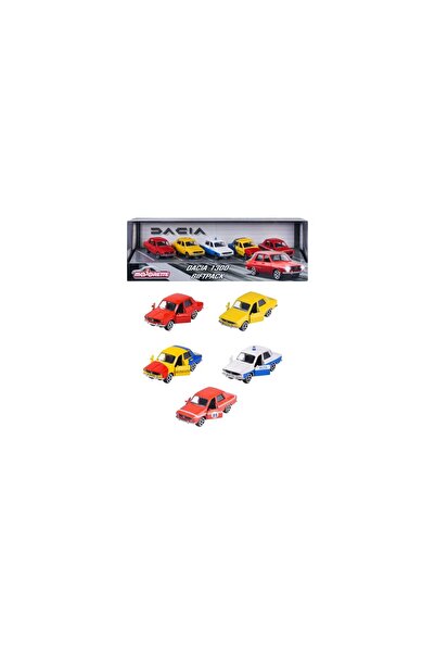 Majorette DACIA 1300 SET 5 Mașinuță metalică de jucărie, scară 1:64