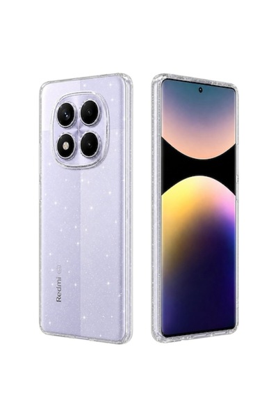 DAMUR Θήκη με Γκλίτερ για Xiaomi Redmi Note 14 Pro 5G / Poco X7, Εύκαμπτη Σιλ...
