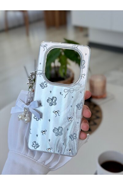 Go Aksesuar Redmi Note 14 pro 5g Uyumlu 3d Charm İNCİ KURDELE Tasarımlı Oyunc...