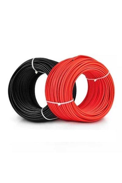 YUPY ®   Φωτοβολταϊκό Καλώδιο 4mm Κόκκινο Μαύρο Αγωγός Χαλκού 20 Μέτρα