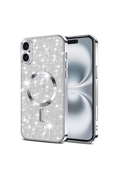 DAMUR 2in1 Glitter MagSafe Case for Apple iPhone 16 Plus, Full Protection, Tr...