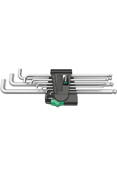 wera Set chei hexagonale, metrice, cromate, 9 piese