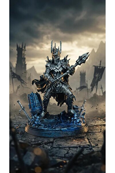 CRAFTEL Yüzüklerin Efendisi LOTR Koleksiyonluk Sauron Figür 10 cm