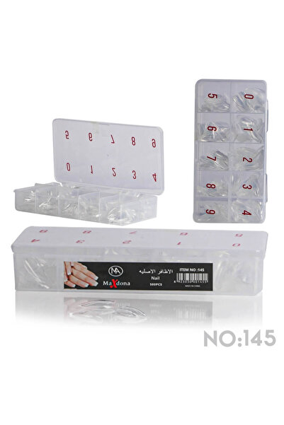 MAXDONA Max Donna Nail Tips Box 500Pcs Multi Size False Nail Tips for Profess...