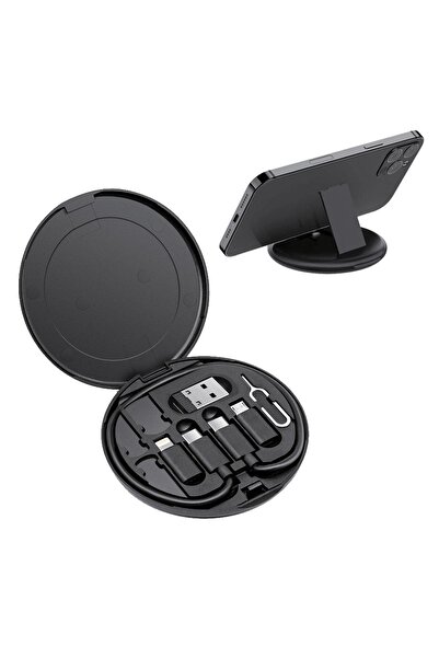 Z Store Set 3 în 1 cabluri adaptor și suport pentru telefon mobil Ø8cm
