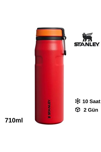 Stanley The IceFlow Twist Flip Termos 0.71 LT Termos Kupa Kamp Matara KIRMIZI