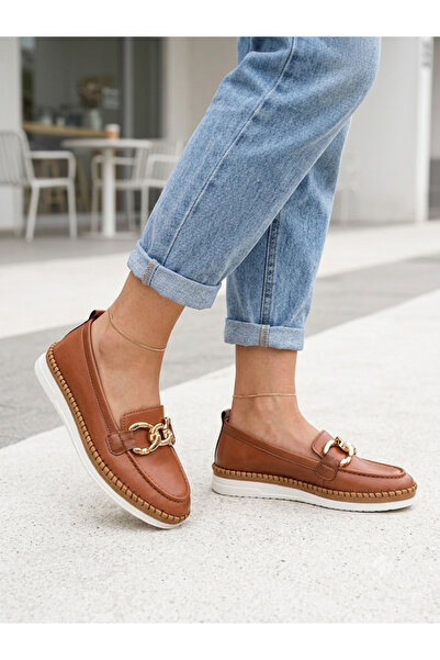 ERN SHOES أحذية لوفر نسائية صيفية خفيفة الوزن لتقويم العظام بالكامل