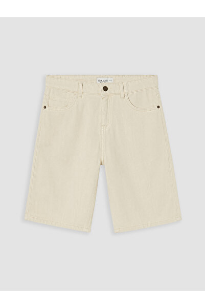 LC Waikiki Nevavm Regular Fit Men's Jean Shorts with Difference