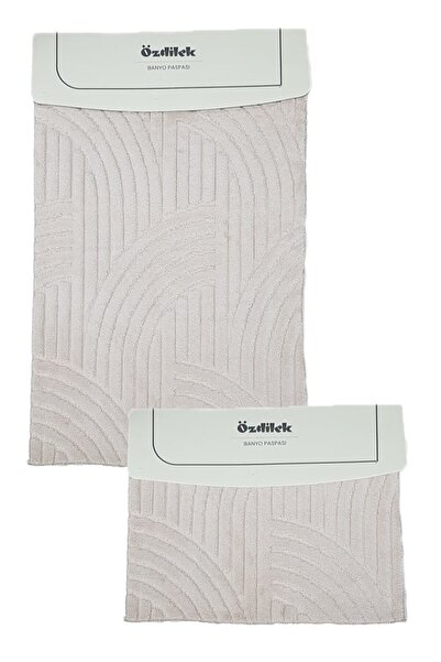 Özdilek Cotton Toilet Set - Beige