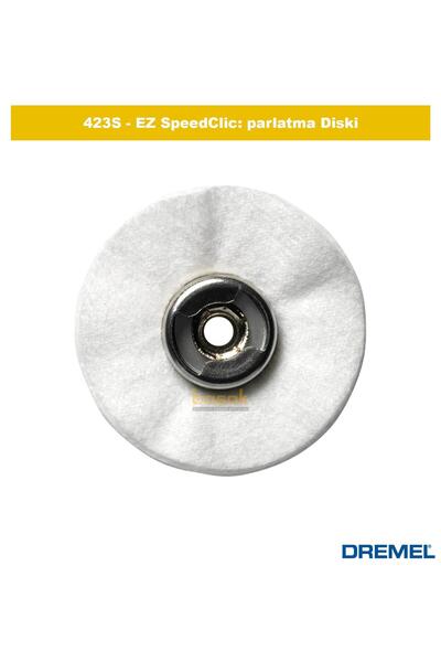 Dremel 423S EZ SpeedClic Parlatma Diski
