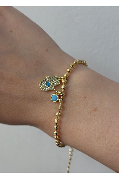 KİLİGİSTANBUL Glow Charmli Dori̇ka Bracelet 17+5 cm