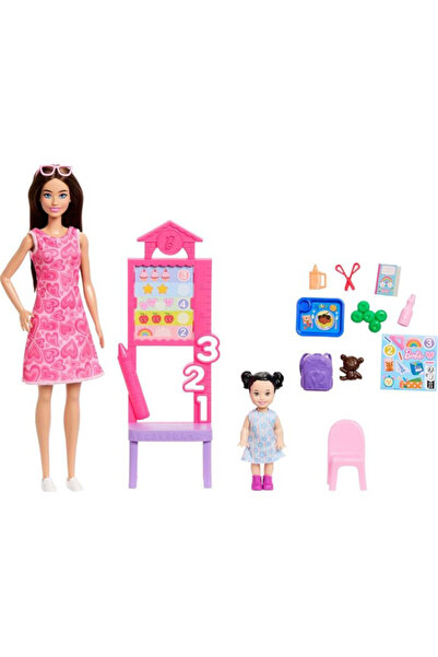 Barbie Kariyer Öğretmen Oyun Seti Jcr71