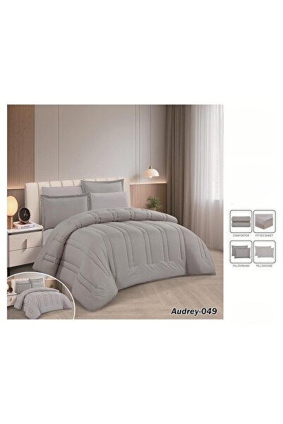 ALMIAAD Summer Plain Double-Sided Duvet Cover Set, Full Filling, Royal, 4 Pie...