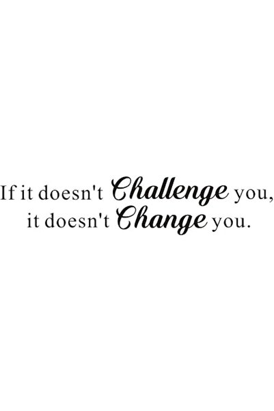 The Bros Motivational Wall Decal | “If It Doesn’t Challenge You, It Doesn’t C...