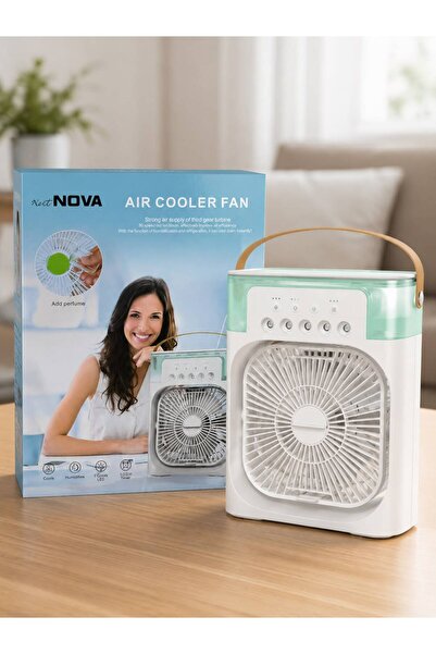 Nova Răcitor de Aer Portabil cu Umidificare și Iluminare LED – Air Cooler