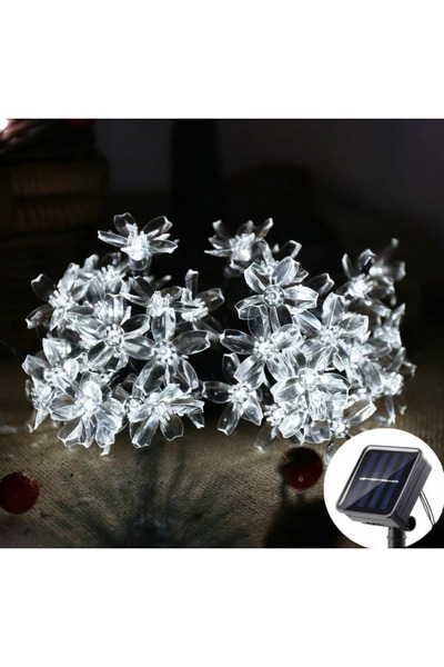 CumparaMisim Instalație Solară pentru Grădină - Flori de Cireș cu 50 LED-uri,...