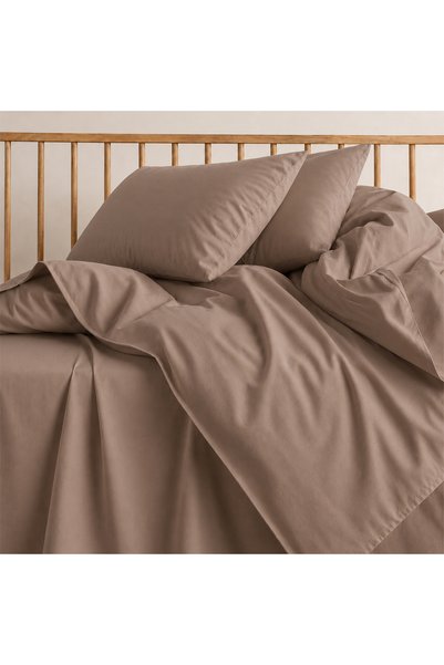 liefhome طقم غطاء لحاف أطفال معتمد مصنوع من القطن بنسبة 100% مقاس 100x150 - كاكي |   63 خيوط منسوجة |   شحن بالصندوق