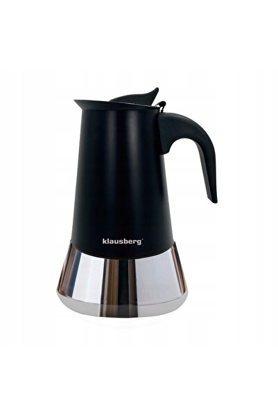 Klausberg Espressor KB7845 din oțel, pentru inducție, pe gaz, 6 căni de cafea