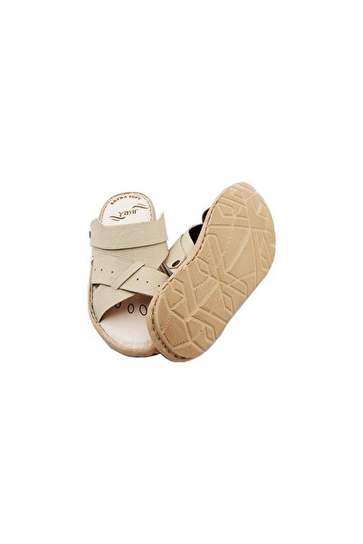 Yasir Leather Sandals - Slippers - for Hajj - for Umrah - Cream Color - Size ...