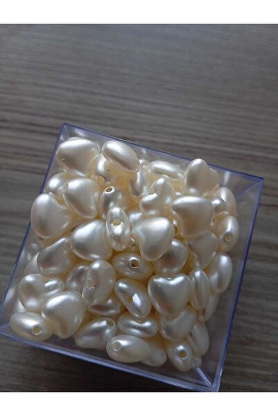 Ralp Moda 10 mm Heart Pearl Beads 50 Pieces