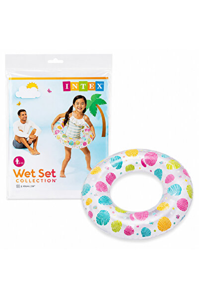 Intex Colac Gonflabil Copii Wet Set Collection 61 cm, model cu peștișori, 6-1...