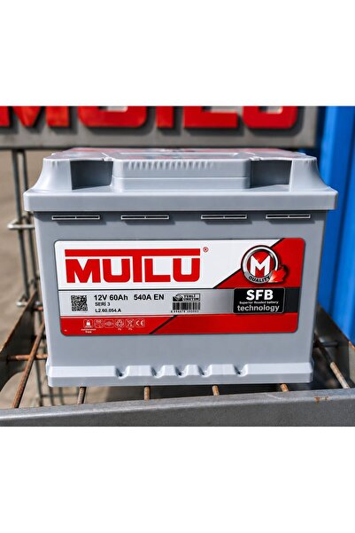 MUTLU AKÜ 12V 60AH 540A EN 2 YIL GARANTİLİ ÜRETİM YILI 2026