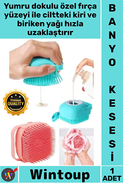 Wintoup #Silikonski piling dvostrani čistač pora gel za tuširanje za čišćenje...