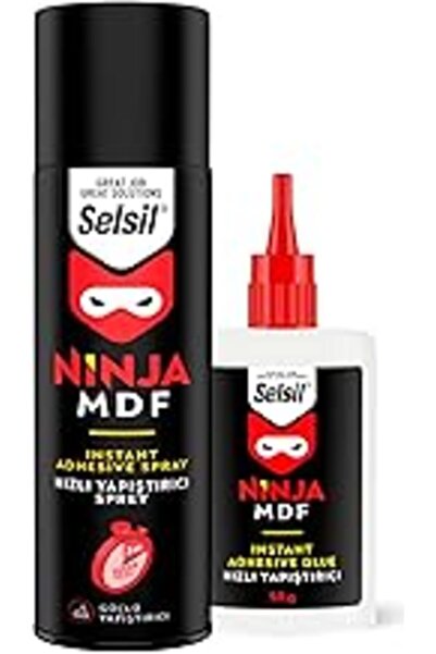Selsil Mdf Aktivatörlü Hızlı Yapıştırıcı, 400 Ml