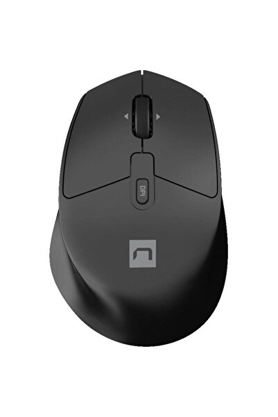 Natec Kite Wireless Mouse, Bluetooth, USB, 4000 DPI, Black