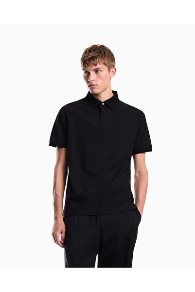 Emporio Armani Men's Regular Fit Cotton Jacquard Jersey Fabric Short Sleeve B...