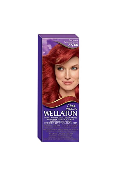 Wella Wellaton Set 2 x Vopsea de Par Permanenta Intense Color Creme 77/44 Ros...