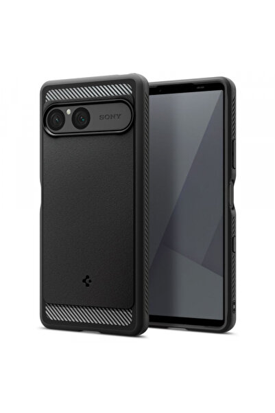 Spigen Калъф Husa за Sony Xperia 10 VII, Spigen, Rugged Armor, черен