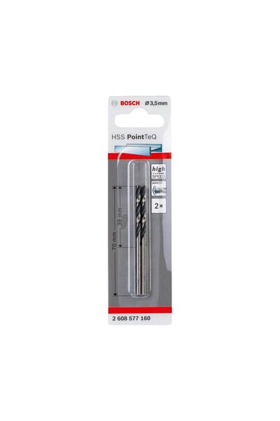 Bosch HSS PointeQ 3,5 mm 2'li Metal Matkap Ucu 2608577160