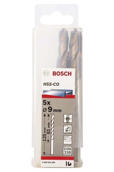 Bosch - Hss-co Metal Matkap Ucu 10*133 Mm 5'li Paket