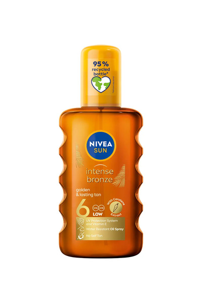 NIVEA Ulei autobronzant cu protectie solara Sun Carotene, SPF 6, 200 ml