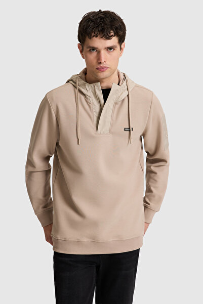 U.S. Polo Assn. Men's Dark Beige Sweatshirt 50312601-Vr088