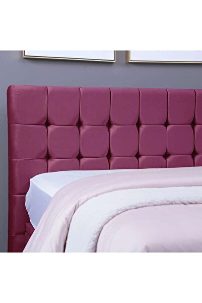 PAN HOME VISTA HEADBOARD VELVET PINK L-140 : H-125 CM