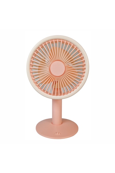 Naimeed Company Ventilator, cu baterie, Naimeed D5845, USB, Roz, 140x230x74mm