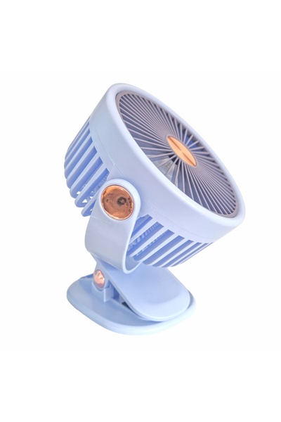 Naimeed Company Ventilator, alimentat prin USB, Naimeed D5885, Albastru, 170x200x120mm