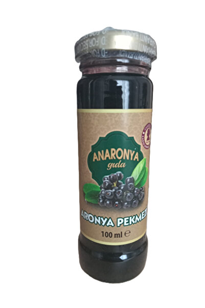 ANARONYA ARONYA PEKMEZİ 100 cc Cam Kavanoz %100 Doğal Katkısız Şekersiz Antio...