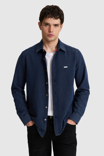 U.S. Polo Assn. Men's Dark Blue Jean Shirt 50324342-Dn0023
