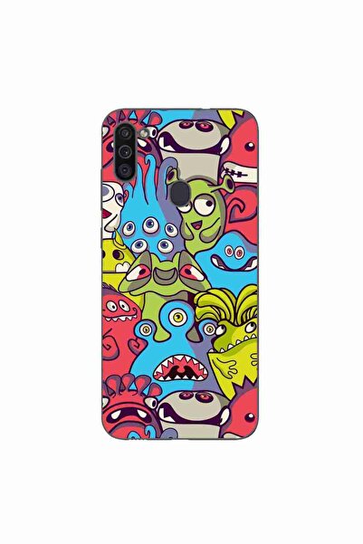 OEM Husa compatibila cu Samsung Galaxy A11 Silicon Gel Tpu Model Squishi Mons...
