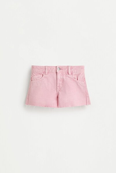 LEFTIES Paçası püsküllü denim şort