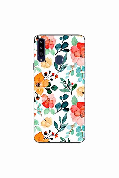 OEM Husa compatibila cu Samsung Galaxy A20S Silicon Gel Tpu Model Painted Flo...